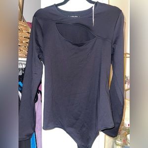 BRAND NEW Abercrombie & Fitch Black Bodysuit